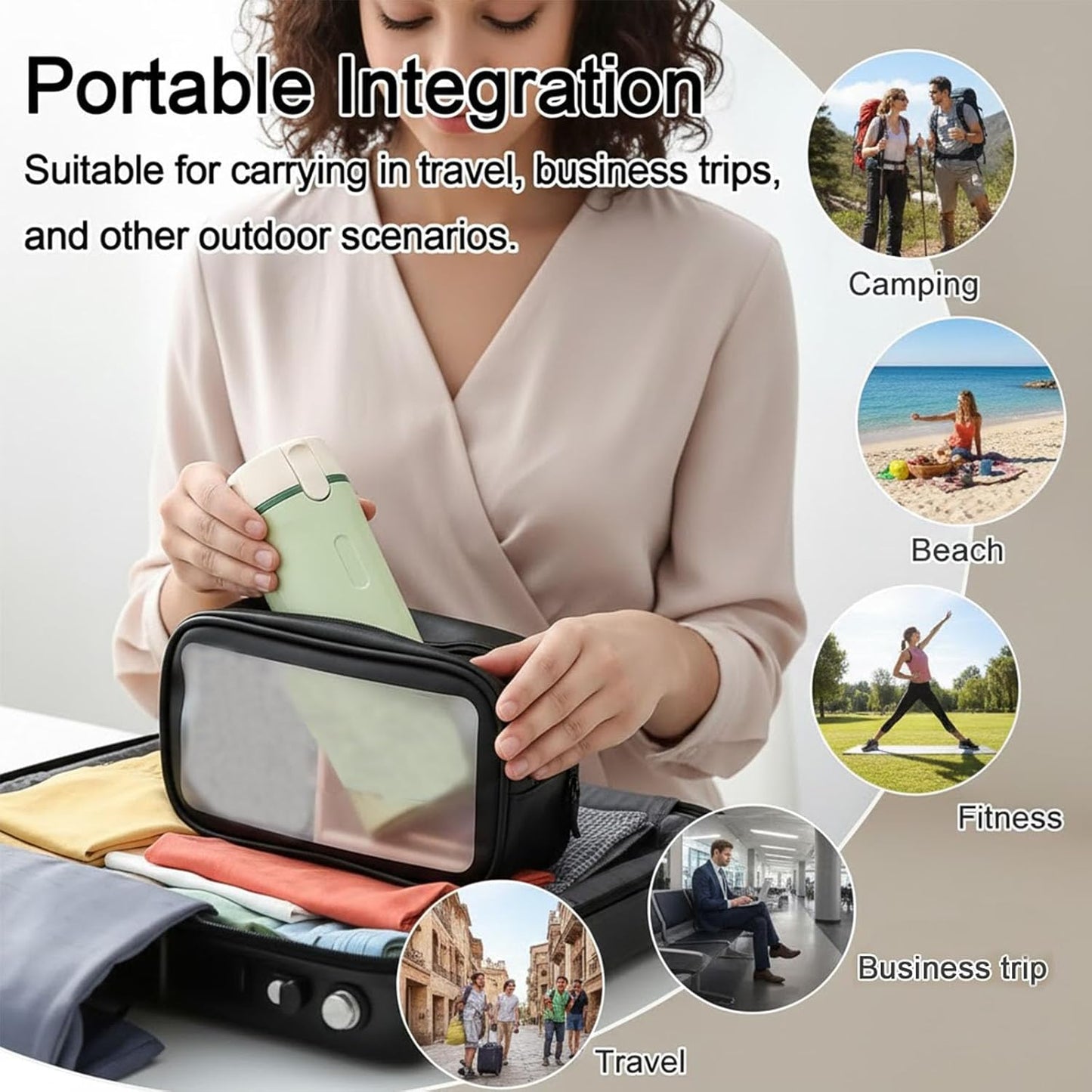 Kitto · 4-in-1 Travel Dispenser