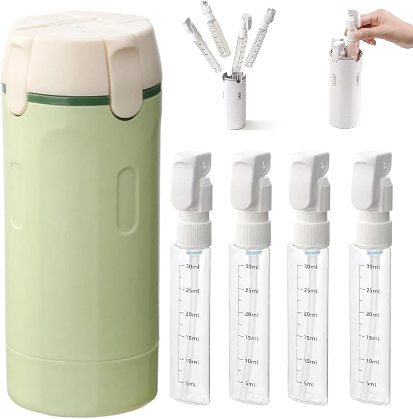 Kitto · 4-in-1 Travel Dispenser